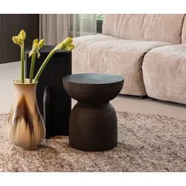 Woood Efia Wollteppich 200 x 202 cm Braun