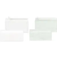 MAILmedia Mailmedia, Briefumschlag, DIN lang, weiß-transparent 112 g-qm, Abmessungen:
