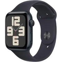 Apple Watch SE 2023 GPS 44 mm Aluminiumgehäuse mitternacht, Sportarmband mitternacht M/L