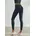 Damen Gr S 36/38 N-Gr blau dunkelblau Obermaterial 91 Polyamid 8 Elasthan 1 Polyester unifarben figurbetont lang Hosen mit Rippstruktur und Shapingeffekt Sporthose Sportleggings