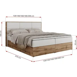 MKS Meble Albero-2 140 x 200 cm H4 Weiß