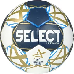 Select Ultimate EHF Champions League Handball Spielball 2025/26 blau/weiß 3