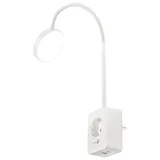 Lunartec Dimmbare CCT-LED-Steckerleuchte 1,5W weiß