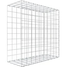 Gabiona C-Ring-Gabione-Anbaukorb Typ 2 100 x 100 x 40 cm Maschenw 10 x 10 cm