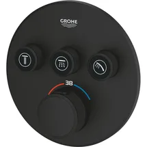 Grohe Grohtherm SmartControl 3 Absperrventilen, phantom black