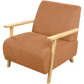 Beliani Sessel LESJA Polyester 77 x 79 x 90 cm Orange