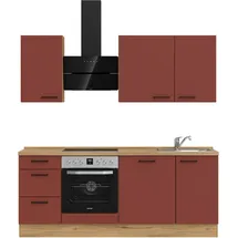 Nobilia Küchenzeile Easytouch II 210 cm rot