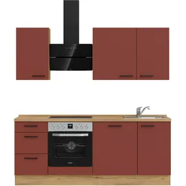 Nobilia Küchenzeile Easytouch II 210 cm rot