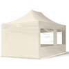 3x4,5m Faltpavillon, inkl. 4 Seitenteile, creme