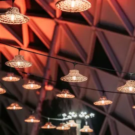 Lumisky Lichterkette Rattan 6 m Beige
