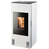 Haas+Sohn Pelletofen HSP 4.0-F1-06 weiß KV inkl. 2R ohne Anschluß 8,5 kW