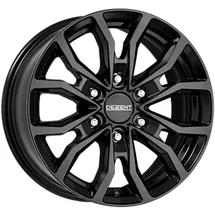 Dezent KC black Alufelge 16 Zoll ET50 6x120 ML74.6