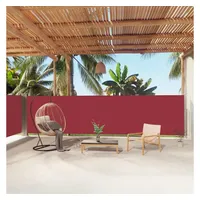 VidaXL Seitenmarkise Ausziehbar Rot 160x1000 cm