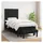 vidaXL Boxspringbett 100 x 200 cm Schwarz