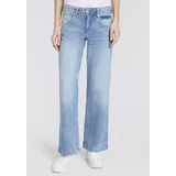 Herrlicher 5-Pocket-Jeans Edna Denim Flared Fit mit mittlerer Leibhöhe 34