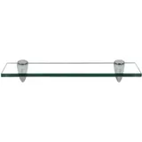 Vingo - swanew Glasregal Glasboden Wandregal Badregal Ablage Regal Klarglas 40x10 cm 8 mm