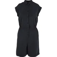 URBAN CLASSICS Damen Ladies Viscose Twill Jumpsuit für Frauen, mit Gürtel, erhältlich in verschiedenen Farben, Größen XS-5XL - XS