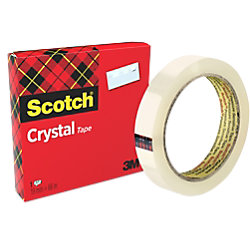Scotch Crystal Klebeband 19 mm x 66 m Transparent Kristallklar