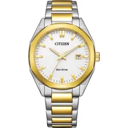 Citizen Quartz Eco-Drive BM7624-82A - weiß,silber- und goldfarben