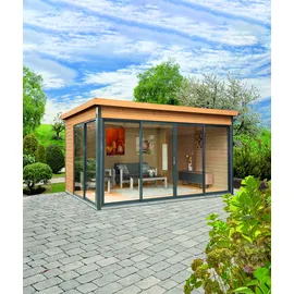 Wolff Finnhaus Studio 44-D 4,38 x 3,42 x 2,39 m natur/anthrazit