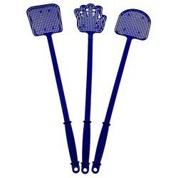 3er Set Fliegenklatsche 49 x 9,5 x 1 cm Fliegenklatsche Fliegenpatscher Fliegenfänger Insektenvernichter