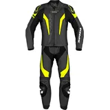 Spidi Laser Touring 2-Teiler Motorrad Lederkombi, schwarz-gelb, Größe 48