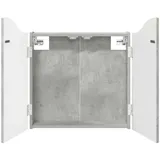 vidaXL Dartboard Schrank Betongrau 56 x 12 x 63 cm Holzwerkstoff