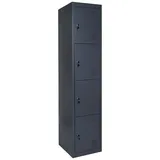 PROREGAL® Spind Schließfach SATURN HxBxT 180x38x45cm Metall, Farbe