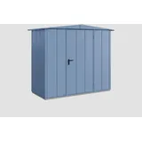 Hörmann Elegant-S Gerätehaus 2,38 x 1,08 m Taubenblau