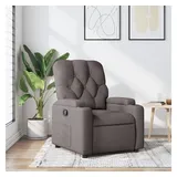 vidaXL Relaxsessel Taupe Stoff