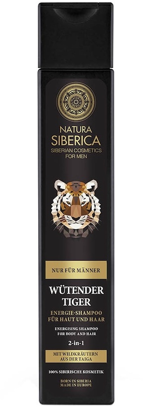 Natura Siberica For Men - Wütender Tiger Energie Shampoo 250ml Herren