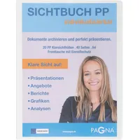 Pagna Office Sichtbuch DIN A4, 20 Hüllen weiß