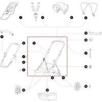 Thule Sleek Chassis für Stadtbuggy Thule Sleek