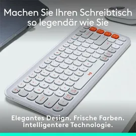 Logitech POP Icon Keys DE Offwhite / Orange