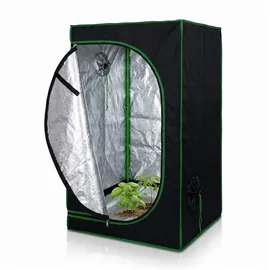 MuCoLa Growbox 1,2 x 0,6 x 1,8 m schwarz/grün