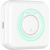ACAGALA All-in-One Mini-Drucker Tragbarer Multifunktions-Fotodrucker für Smartphone Drahtloser Sofortbild-Thermodrucker mit 11 Papierrollen Kompatibel mit iOS Android
