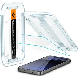 SPIGEN EZ Fit Gehärtetes Glas Clear Displayschutzfolie mit Montageframe Samsung Galaxy S24 FE 2-Pack