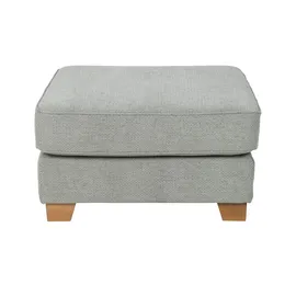 Soho Hocker Franka 75 x 42 x 62 cm Grau