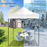 Pavillon 2 x 2 m faltbar wasserdicht stabil winterfest – Keine wasserdicht