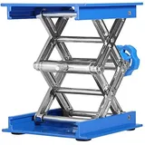 Laborständer aus Alumina, Labor Hebebühne, Lab-Lift Hebebühne Labor Scissor Jack, 100 x 100mm Labor Hebeplattform, Hubhöhe 45 x 158mm
