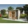 Karibu Gartenhaus Außenmaß (BxHxT): 300 x 186,5 cm, terragrau