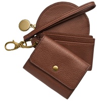 Fossil Rio Pouch Wristlet Wallet Brown