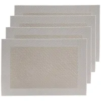 Neuetischkultur Platzset 4er Set, Creme/Beige Polyester