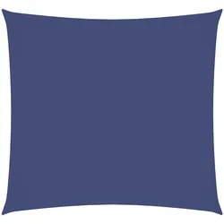 vidaXL Sonnensegel Oxford-Gewebe Quadratisch 2x2 m Blau