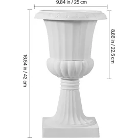 Vevor Blumenspindel 25 x 42 cm Weiß