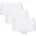 Damen Slips Maxi im Pack einfarbig Weiß 40