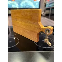 Lüllmann Schneidebrett Servierbrett aus Mango-Holz mit Griff Gr. L 48cm x 26,5 x 3,5 Länge mit Griff 406212