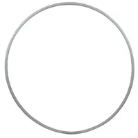 hoopomania Hula Hoop Rohling 16mm [80cm - weiß] Hula Hoop Ring aus HDPE und einfarbig