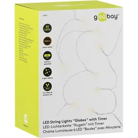 goobay LED-Lichterkette 80er 12 m Warmweiß