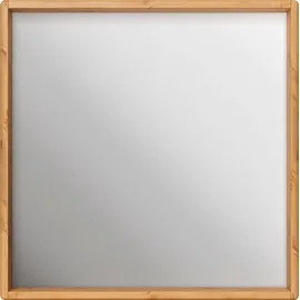 Home Affaire Spiegel "Livana", weiß, B:80cm H:80cm T:8cm, Massivholz, Spiegel, FSC zertifiziertes Massivholz